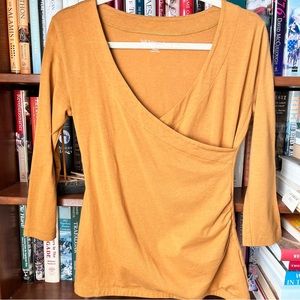 SOFT SURROUNDINGS Faux Wrap Top